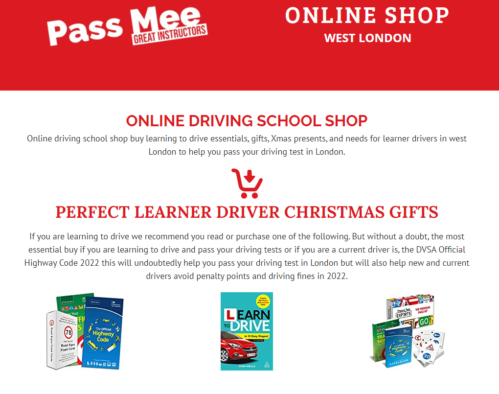 Teb best things to buy someone learning to pass their driving testPicture