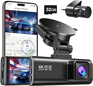 Shop 4K Smart Dash Camera Front and Rear